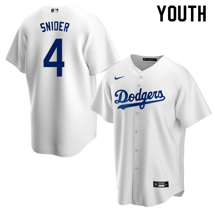 Nike Youth #4 Duke Snider Los Angeles Dodgers Baseball Jerseys Sale-White